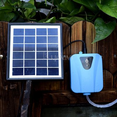 China Small Rechargeable Battery Solar Power Pond Aerator 2L/min Outdoor Solar Compressor Pump 15*14*8cm/15*14*8cm for sale