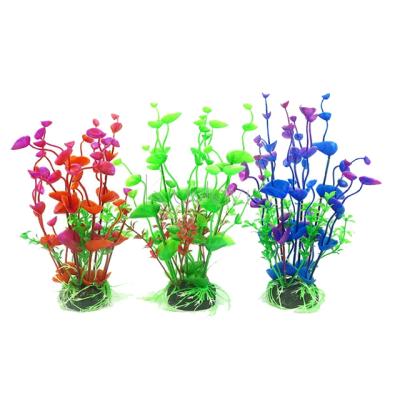 China Aquarium Tank Ornament 2021 New Arrivals Simulation Plant Aquarium Landscaping Plastic Plants Wholesale Artificial Plants for sale