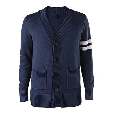 China Wholesale QUICK DRY Custom Design Fashion Mens 1950s Letterman Wool Jacquard Jacquard Cardigan Knitted Sweater Supplier for sale