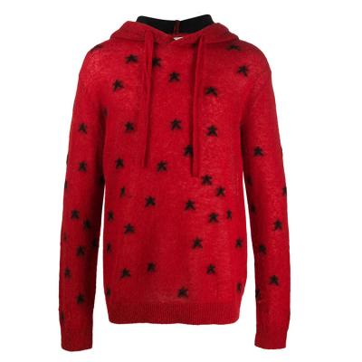 China Anti-Wrinkle Customized Autumn And Winter Fashion Mohair Hoodie Men's Sweater Warm Oversized And Comfortable Anti-Static Men's Clothing for sale