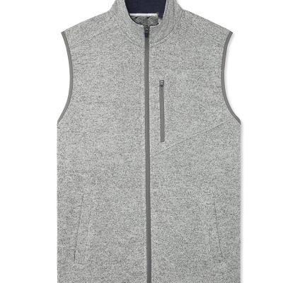 China OEM New Arrival Custom Wholesale Wool Casual Style Sweater Simple Knitting Preppy Single Knitting Vest Anti-wrinkle For Men for sale