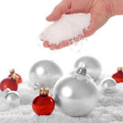 China Eco - Friendly Recycle Wholesale Christmas Ornament Artificial Snow Scene Snowflakes for sale