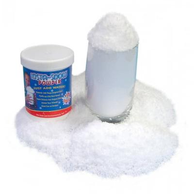 China Eco - Friendly Recycle Flash Christmas Decoration Polymer Snow Powder for sale