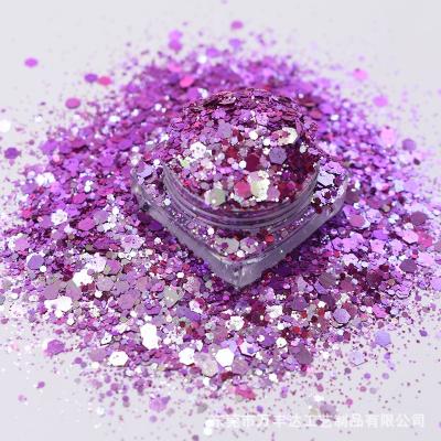 China Popular Fashionable DIY/Decoration/Crafts/Printing Glitter Powder Color Bulk Paint Dye Powders Loose Glitter for sale