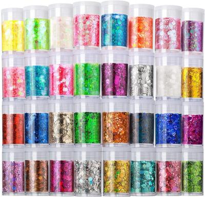 China DIY/Chirstmas Decor/2022 Makeup Remover Resistant Holographic Bulk Glitter For Lip Gloss Cheap Fine Cosmetic Glitter Powder for sale