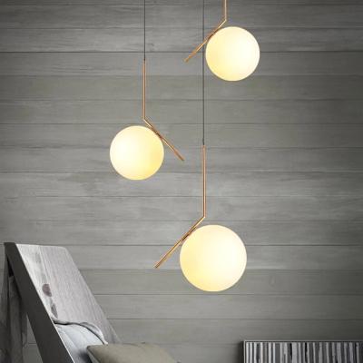 China Modern Modern Room Decor Glass Ball Lighting Designer Pendant Chandelier For Bedroom for sale