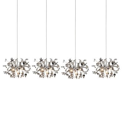 China Modern Luxury Modern Stainless Steel Chandelier Lighting For Kitchen for sale