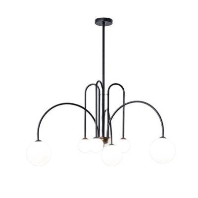 China 2022 Hot Sale Modern Designer Black /Gold/Red Modern Living Room Chandelier Lighting for sale