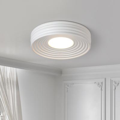 China Wholesale Interior Ministry Macaron Outdoor Mounted Nordic Simple Decoration Around LED Ceiling Light for Indoor Bedroom for sale