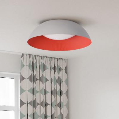 China Wholesale Nordic Home Decorative Colorful Round Outdoor Mounted LED Ceiling Lamps For Bedroom for sale