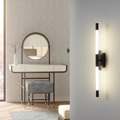 China Modern Nordic Decorative Classic Long Tube Wall Lamp Acrylic Strip Led Wall Lamp for sale