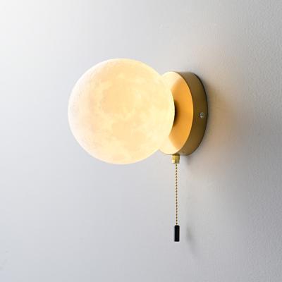 China Modern Nordic Brief Home Newcomer Atmosphere Black/Gold Sconce Indoor Wall Light For Bedroom Bedside for sale