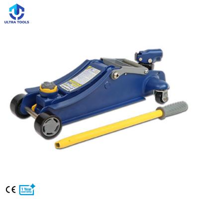 China Hydraulic Car Lift Ultra Flat Jack Trolley 1800KG for sale