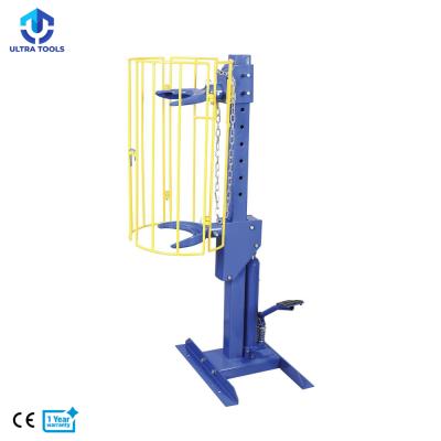 China Steel 1 Ton Hydraulic Vehicle Coil Spring Compressor With Roll Cage Protection for sale