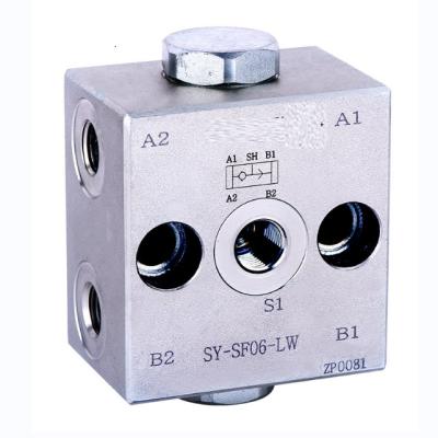 China General HYDRAULIC VALVE SY-SF06-LW FIVE-WAY SHUTTLE DN:06 PN315 FOR CHINA MANUFACTURER for sale