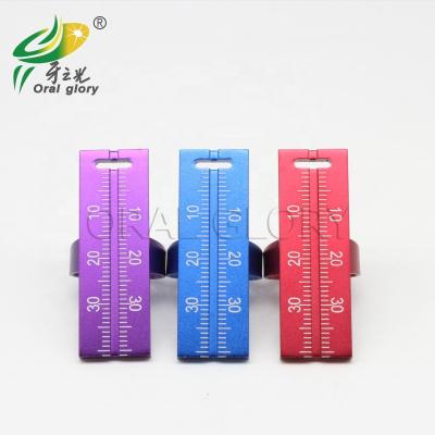 China Finger Ring Style Dental Endo Ruler Measure Ring Dental Root Canal measuring instrument/Endo Ring ruler à venda