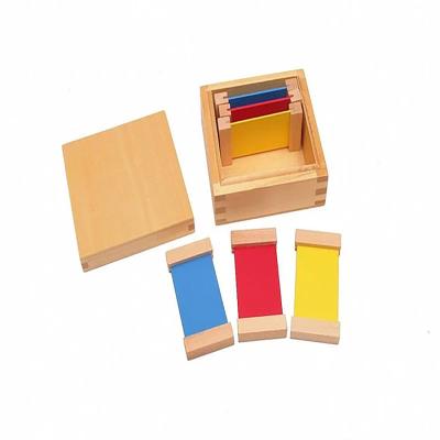 China StarLink Beech Wood Kids Preschool Attention Practice Montessori Color Tablets Teaching Aids Color Box Educational Sensory Toys for sale