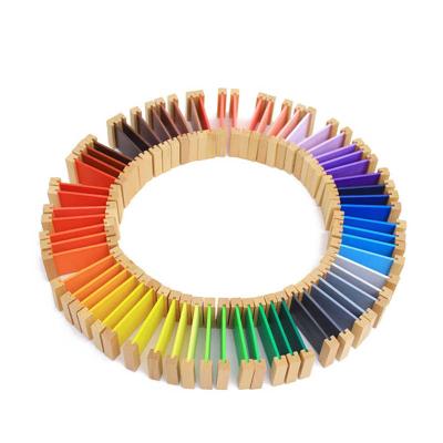 China Starlink Premium Quality Montessori Sensory Materials Beech Wood For Third Party Color Tablets Montessori Toys for sale