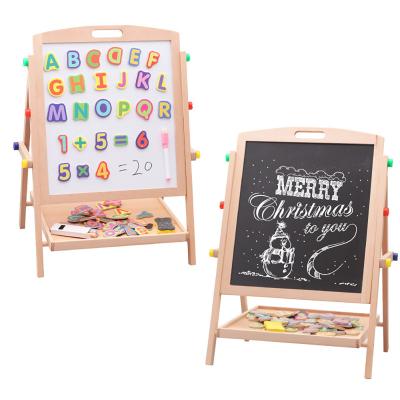 China Best Selling Starlink Whiteboard Easel Kids Drawing Board Beech Wood Magnetic Easel For Children for sale