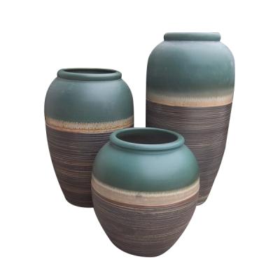 China 1300 Degree Fired Different Shapes Design Three Piece Decoration Ceramic Vases Vase On Sale for sale