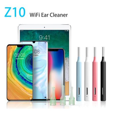 China 2021 New WIFI Connection wifi Ear Wax Removal Tool 1080P Visual Otoscope With 4.3 Lens Z10 Ear Wax Tool Ear Inspection Camera Cleaner Otoscope mm for sale