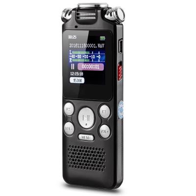 China VR03 Digital Voice Recorder Three Microphones HD Zinc Alloy Professional Audio Voice Activated Noise Reduction Digital Voice Recorder Multi-Language Menu for sale