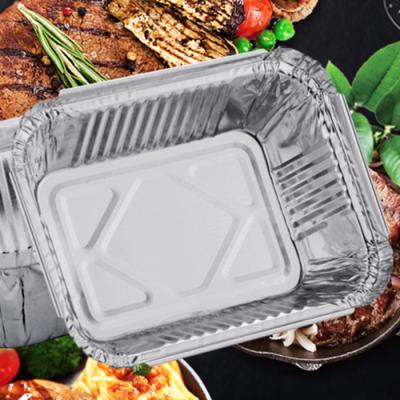 China 100% Mestaek 230ml Recyclable Food Grade Herbs Container Aluminum Foil Eco-friendly Box For Food Packaging for sale