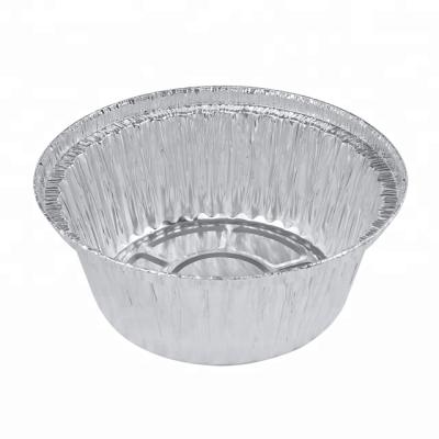 China Food packaging and storage 1lb. disposable wrinkle wall around aluminum foil soup bowl for sale