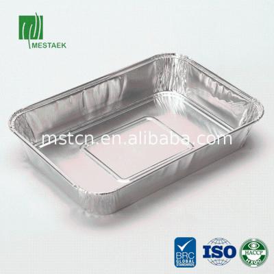 China Aluminum Foil Food Storage Bakeware Containers Tall With Lids for sale