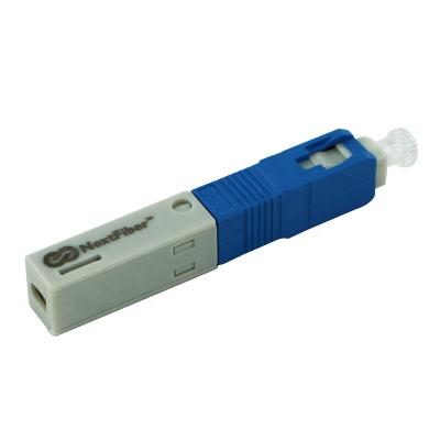 China FTTH FTTH Fiber Quick Connectors Embedded SC / UPC Connectors For Field Assembly for sale