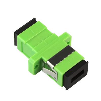 China FTTH FTTB FTTX Network SC APC Fiber Adapter/Optical Coupler/Single Mode Single-sided Bag SCAPC-SCAPC one for 50pcs for sale