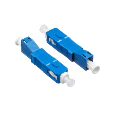 China FTTH FTTB FTTX Network FTTH Optical Equipment Tool LC Female To Male SC Clamp SM 9/125 Hybrid Fiber Optic Adapters For Telecoms for sale