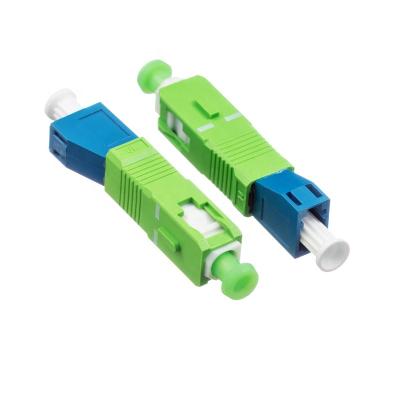 China FTTH FTTB FTTX Network FTTH Optical Equipment Tool LC Female to Male SC/APC Flange SM 9/125 Hybrid Fiber Optic Adapters for Telecoms for sale