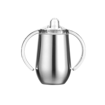 China New 12oz Stainless Steel Vacuum Insulated Sippy Cup Feeding Tumbler Vacuum Baby Sippy Cup for sale