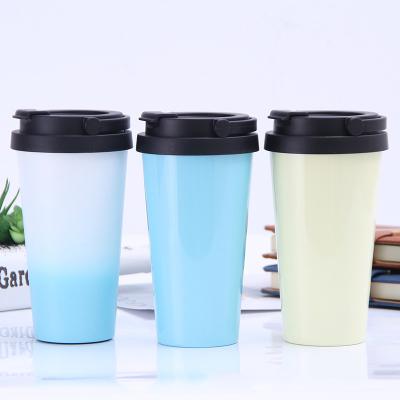 China Wholesale Custom Insulated Stainless Steel Coffee Mug with Handle Double Wall Custom Logo Stainless Steel Travel Coffee Mug for sale