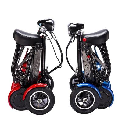 China 4 Wheel Unisex Scooter Electric Folding Motorcycle for sale