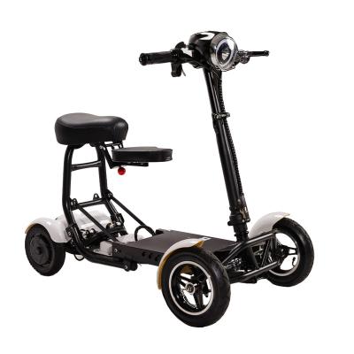 China Portable folding mobility 4 wheels opklapbare scootmobiel for adults electric scooter handicapped scooter for sale