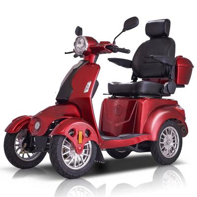 China Fat Wheel Mobility Scooter Adults 4 Tire E-scooter Opklapbare scootmobiel Quadricycle Very Easy Assembly Disabled Unisex Mobility Scooter for sale