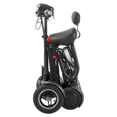 China Unisex Adult Folding 4 Three Wheel Electric Handicapped Tricycle Mobility Scooter for sale