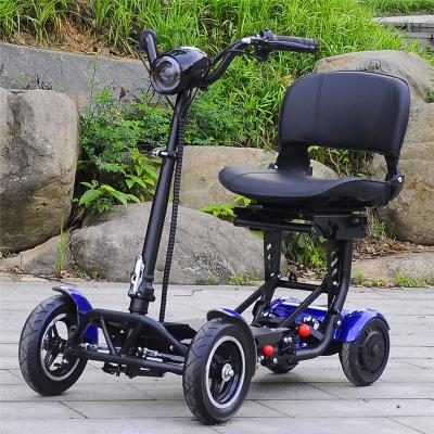 China 2020 New Big Wheel 4 Wheel Adult Unisex Electric Wheelchair Scooter Mobility With Turning Light for sale