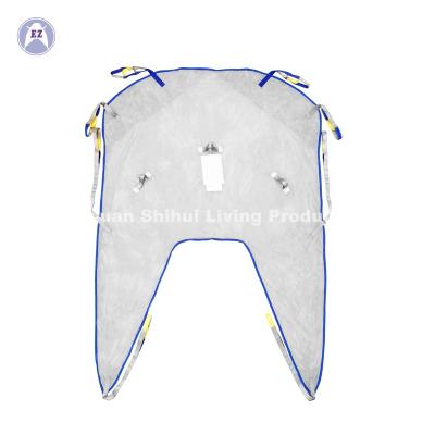 China Clip Style or Buckle Style Patient Mesh Sling Toilet Aids Shower Sling Bath Lift for Disabled and Elderly SWL 350KG Patient Crane ISO13485 for sale