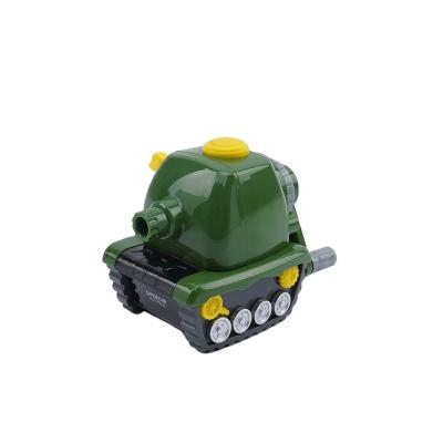 China Creative cute tank shaped student pencil sharpener plastic single hole pencil sharpener YF9135 for sale