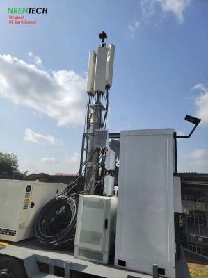 China 15m mobile telescopic mast-aluminum materials-pneumatic mast-300kg payloads- lockable mast for sale