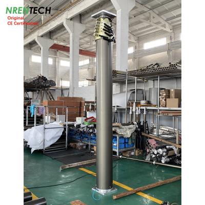 China 30m lockable pneumatic telescopic mast 300kg payloads-5.5m closed height-for antenna for sale