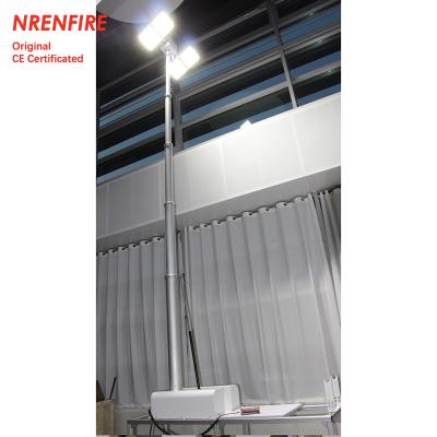 China Lampen des Halogens 4x1000W brachten Dachmastlicht 4.7m pneumatischer Schiebemast, Fahrzeugdachberg-Mastlichtmast an zu verkaufen