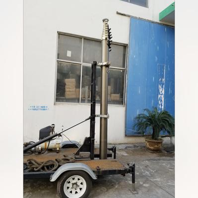 China 21m Height Lockable Pneumatic Telescopic Mast antenna telescopic mast-150kg payloads-NR-3500-21000-150L telescoipc mast for sale