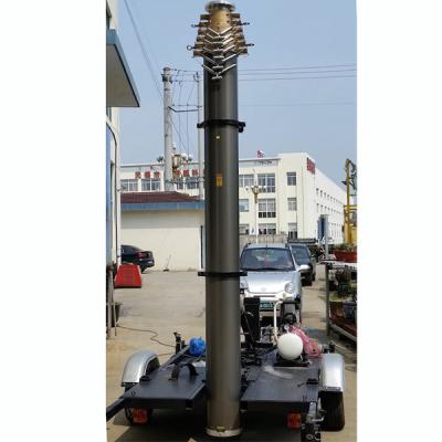 China 20m Lockable Pneumatic Telescopic Mast 150kg payloads NR-3600-20000-150L for sale