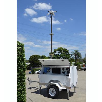 China vehile mounted lockable telescoping pneumatic mast aluminum mast for sale