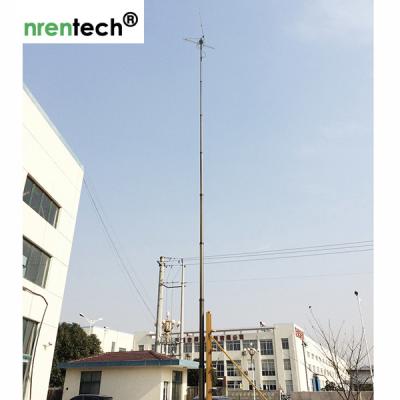 China 15 m nicht verriegelbarer pneumatischer Teleskopmast-30 kg Nutzlast-NR-2750-15000-30 zu verkaufen