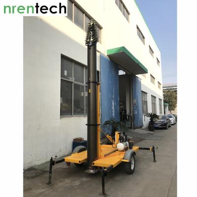 China 30m Lockable Pneumatic Telescopic Mast-15kg payload for mobile antenna/mobile radio broadcasting for sale